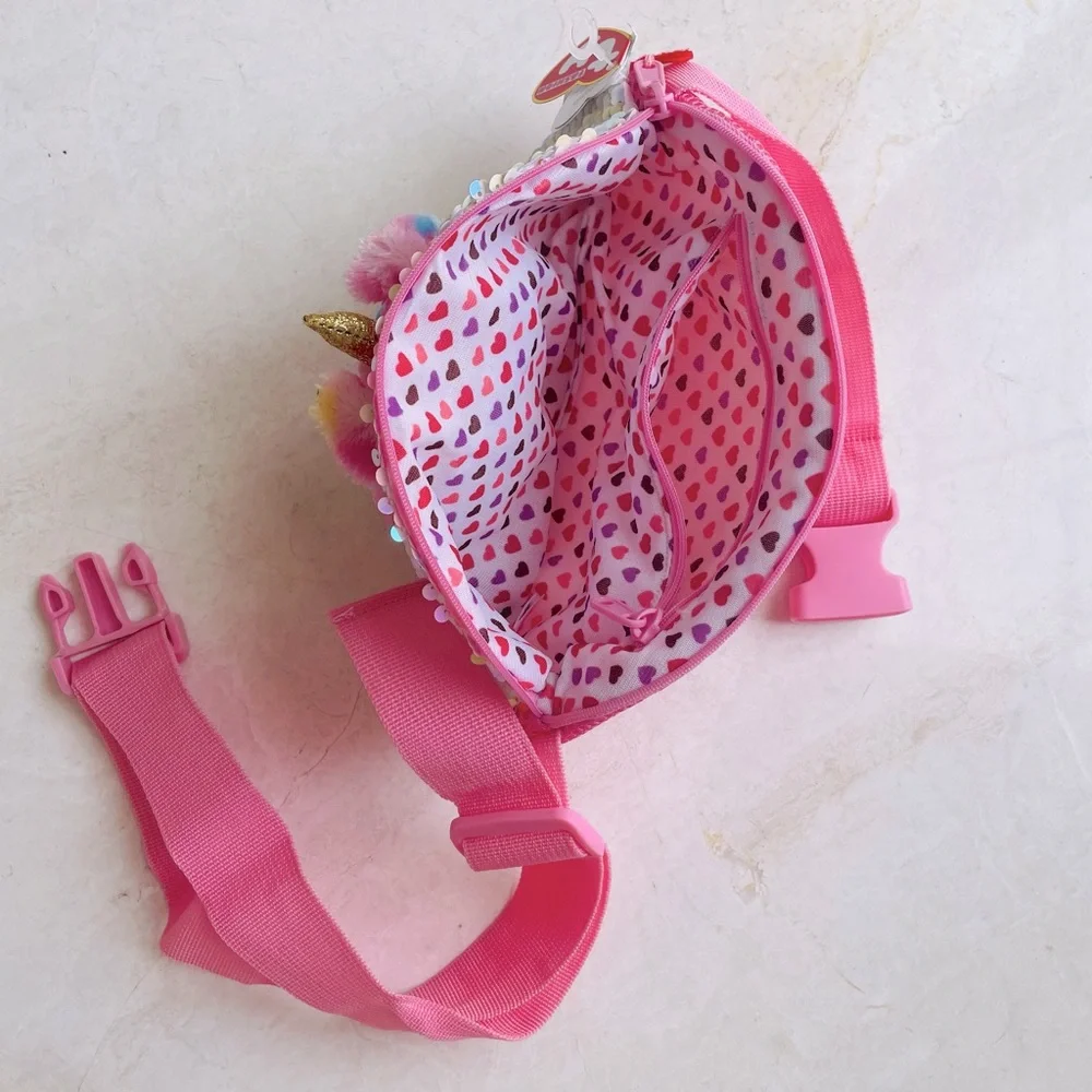 TY Unicorn bags and keychain plush